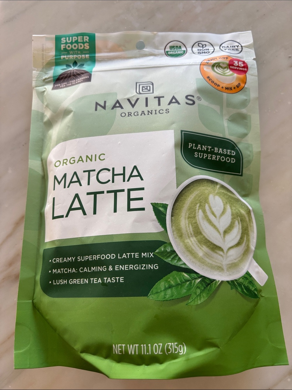 Organic Matcha Latte - Green